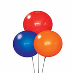 Thumbnail for Three Duraballoons in red, blue, and orange on a white background