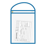 Thumbnail for Blue Neon Stitched Work & Repair Order Holders – Clear Vinyl