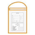 Thumbnail for Orange Neon Stitched Work & Repair Order Holders – Clear Vinyl