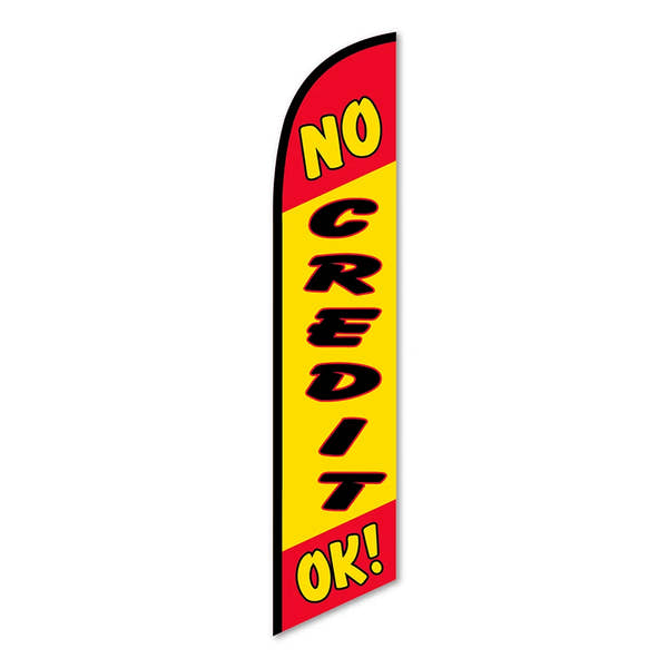 No Credit Ok  Swooper Feather Flag- Prime Dealer Supply.