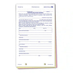 Thumbnail for  3-part odometer statement forms with white, canary, and pink copies for dealerships.