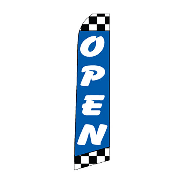 Open  Swooper Feather Flag- Prime Dealer Supply.