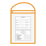 Thumbnail for Orange Neon Stitched Work & Repair Order Holders – Clear Vinyl