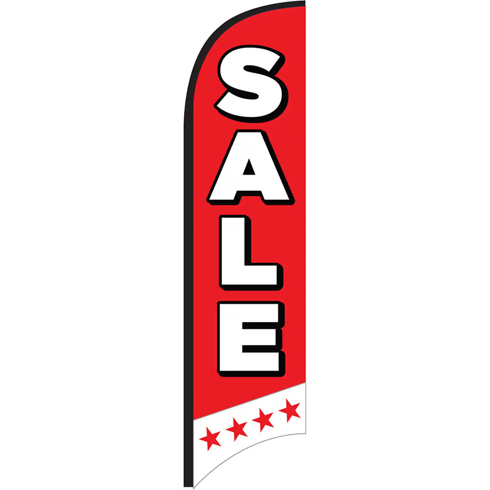 Feather Flag Sale Red and White