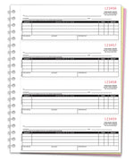 Thumbnail for Coil bound purchase order book with  3-part carbonless forms for dealerships.