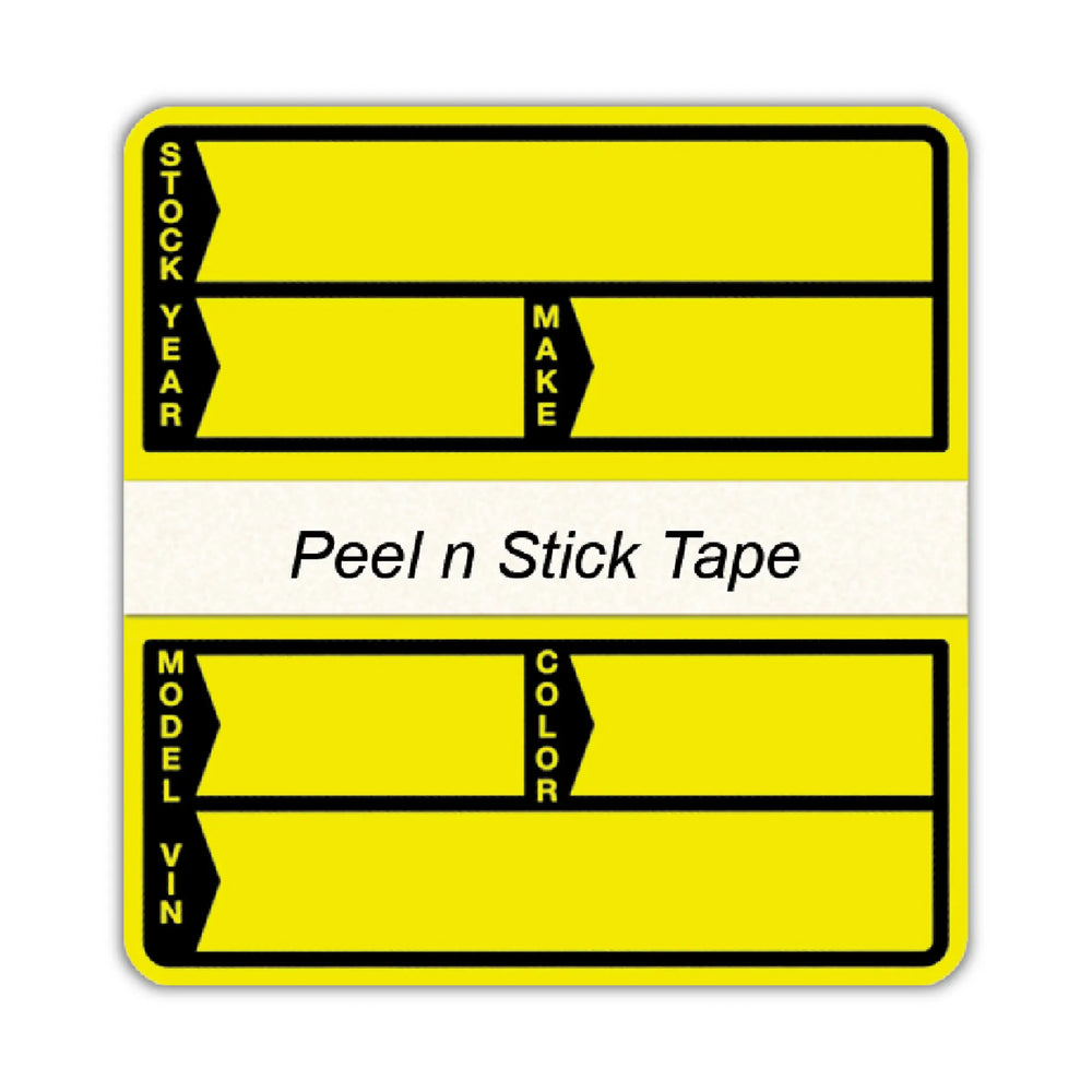 Poly Stock Sticker in Yellow.