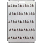 Thumbnail for 55 hook portable key board with safety clips.