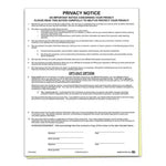 Thumbnail for 2-part privacy notice form with opt-out option for customer data compliance