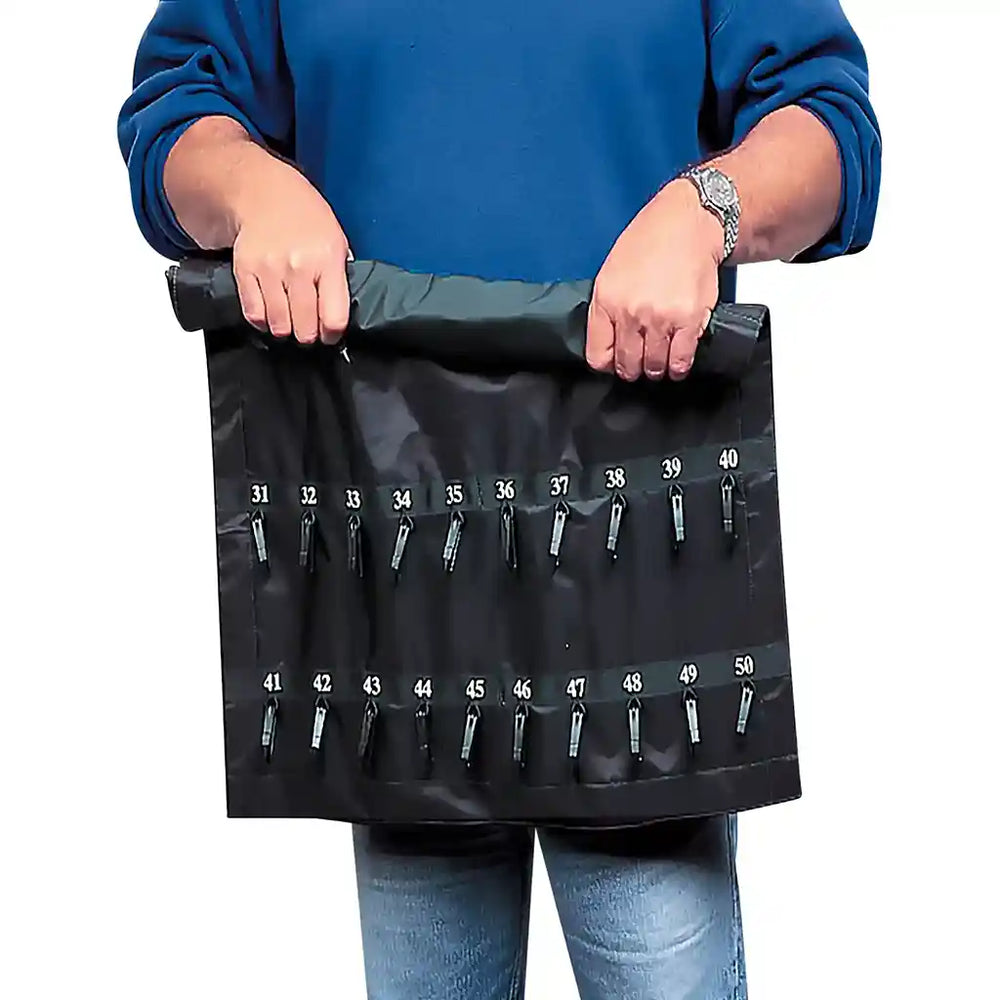 50 hook Rollable Key Case 