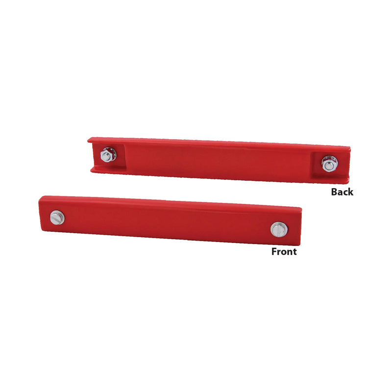 Vinyl Dipped License Plate Magnets Red.
