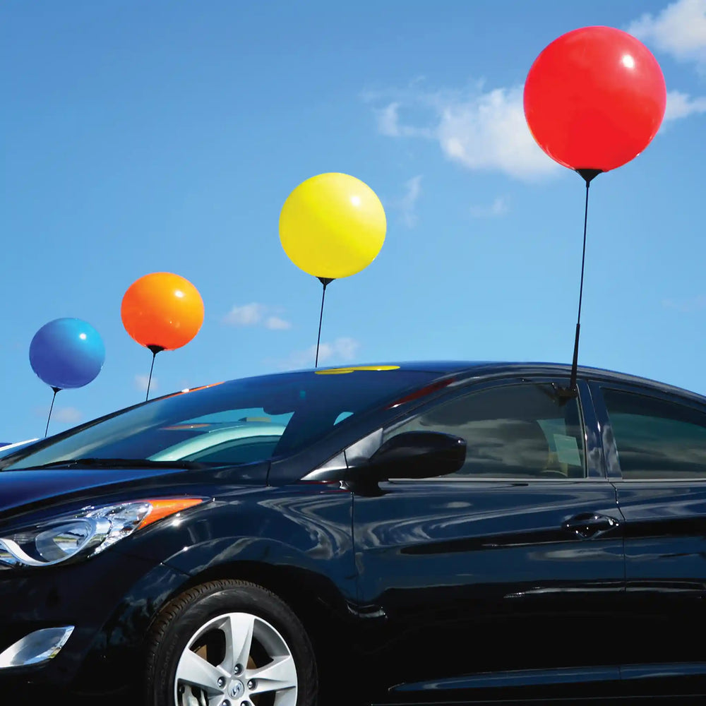 Reusable Balloons with Car Window Clip 