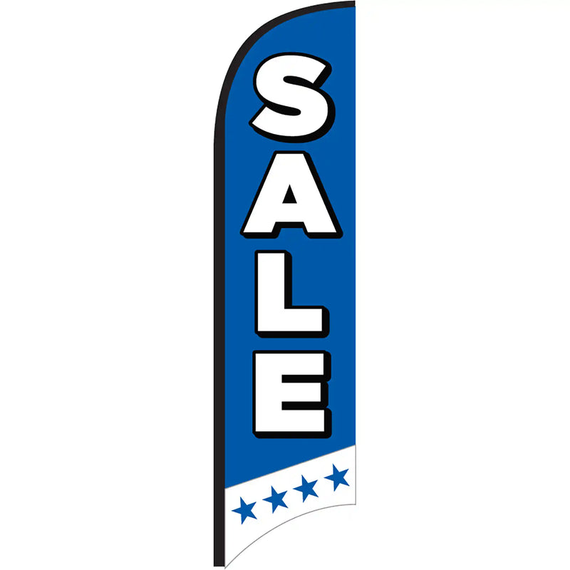 Feather Flag Sale Blue and White.