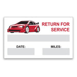 Thumbnail for Return for Service reminder static cling.