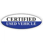 Thumbnail for Certified Windshield Oval Stickers - Prime Dealer Supply