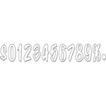Thumbnail for White Sign Painter Windshield Numbers.