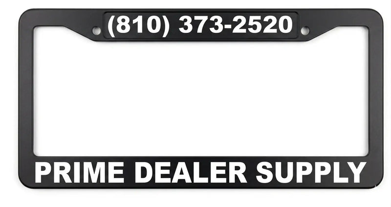 Personalized Silkscreen License Plate Frame