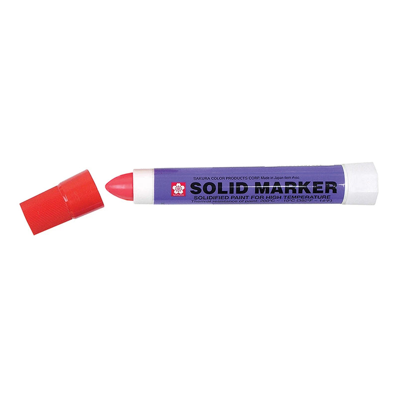 Solid Paint Marker Red Fluorescent.
