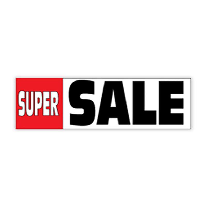 Super Sale Windshield banner.