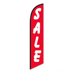 Thumbnail for Swooper Feather Flag Kit with Ground Spike Base-Red: Sale-Prime Dealer Supply