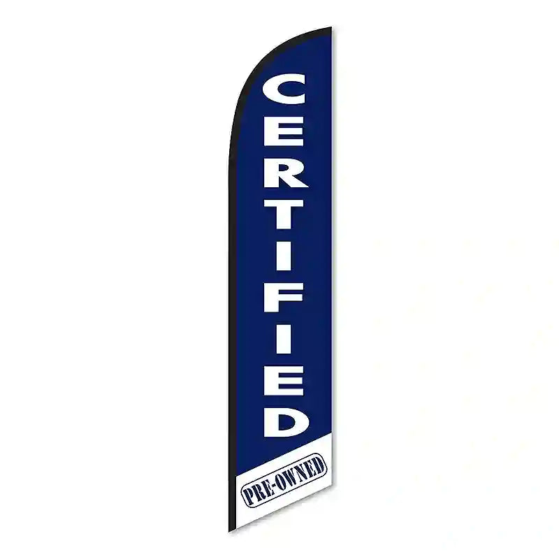 Swooper Feather flag Kit with Tire Base-Certified Blue-Prime Dealer Supply