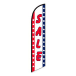 Thumbnail for Sale with Stars Swooper Feather FlagPatriotic - Prime Dealer Supply