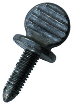 Thumbnail for Metal metric license plate thumb screw with a ribbed head