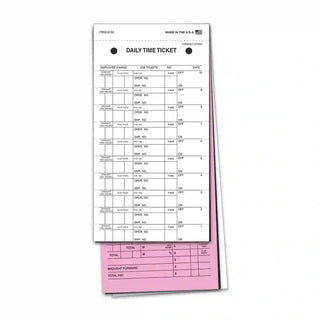 Daily Job Time Ticket.