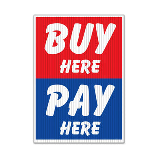 UnderHood Jumbo Sign Buy Here Pay Here.
