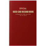 Thumbnail for 'Official Used Car Record Book' on a white background