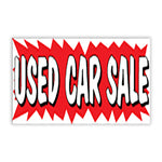 Thumbnail for Burst Banners 3 x 10 Used Car Sale for car dealers.