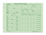 Thumbnail for Vehicle Inventory Records form.