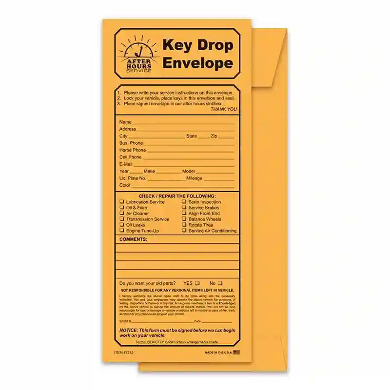 Key Drop Envelopes Kraft - Prime Dealer Supply