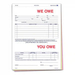 Thumbnail for We Owe / You Owe Form – 3-Part Carbonless Auto Dealership Form