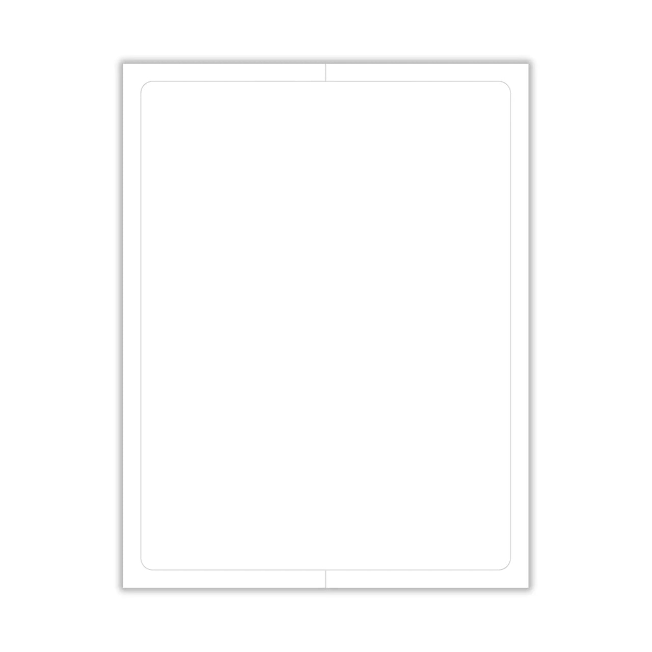 Blank Outdoor Laser Printer Window Stickers.