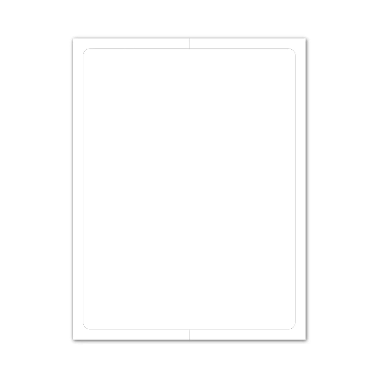 Removable fade-resistant window sticker with perforation for easy use.

