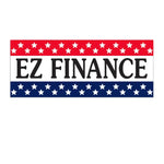 Thumbnail for EZ Finance logo with red, white, and blue design on a white background