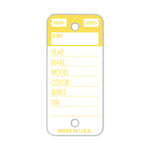 Thumbnail for Yellow Top Stripe Key Tag.