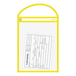 Thumbnail for Yellow Neon Stitched Work & Repair Order Holders – Clear Vinyl
